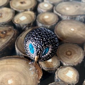 🦉 WOW JUICY COUTURE STATEMENT OWL RING